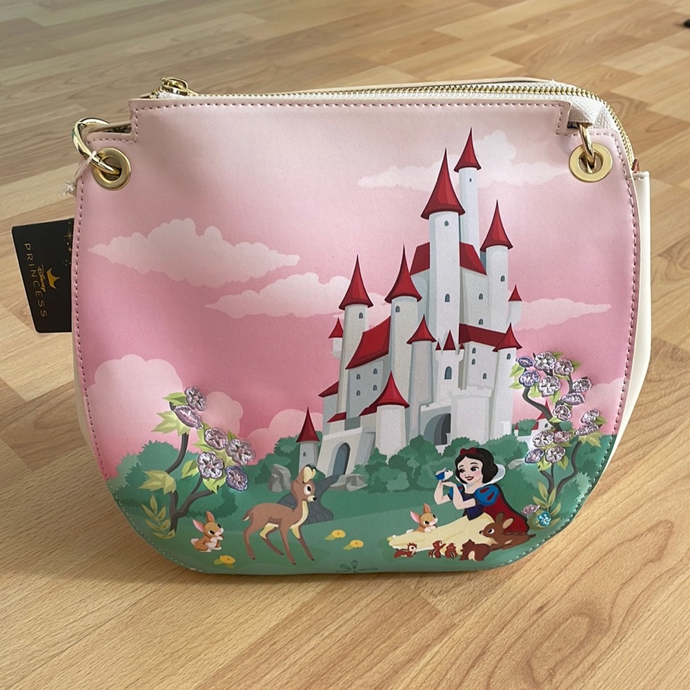Loungefly Snow White Castle Crossbody Bag NWT